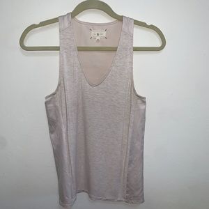 Lou & Grey Cream Sleeveless Top, Size XS